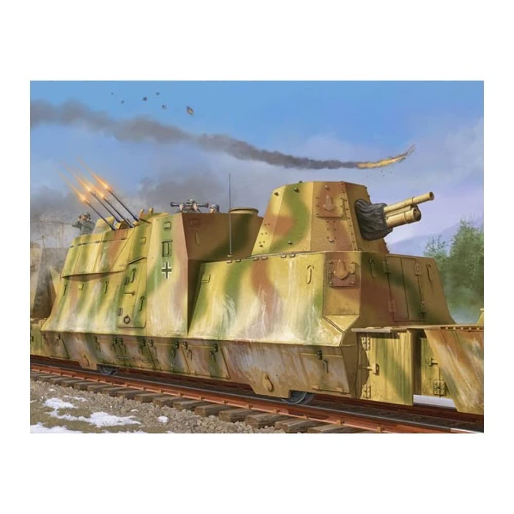 Amazon | トランペッター ドイツ装甲列車編成BP-42/対空砲車 1/35
